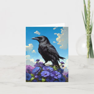 Cartão De Agradecimento o dia do raven