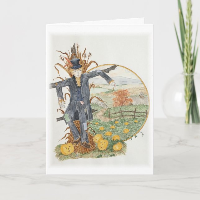 Cartão De Agradecimento "O Espantalho" (Frente)