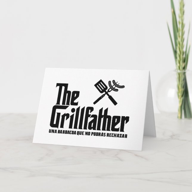 Cartão De Agradecimento O Grilldad (Frente)