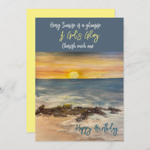 Cartão De Agradecimento O Jetty Birthday Notecard