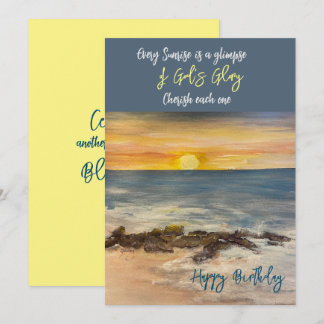 Cartão De Agradecimento O Jetty Birthday Notecard