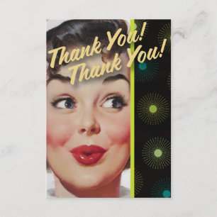 Cartão De Agradecimento O kitsch Bitsch: Obrigado! Obrigado!