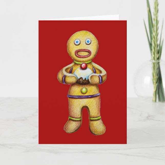 Cartão De Agradecimento O Ladrão de Pudim (Frente)