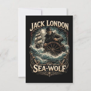 Cartão De Agradecimento O Lobo do Mar
