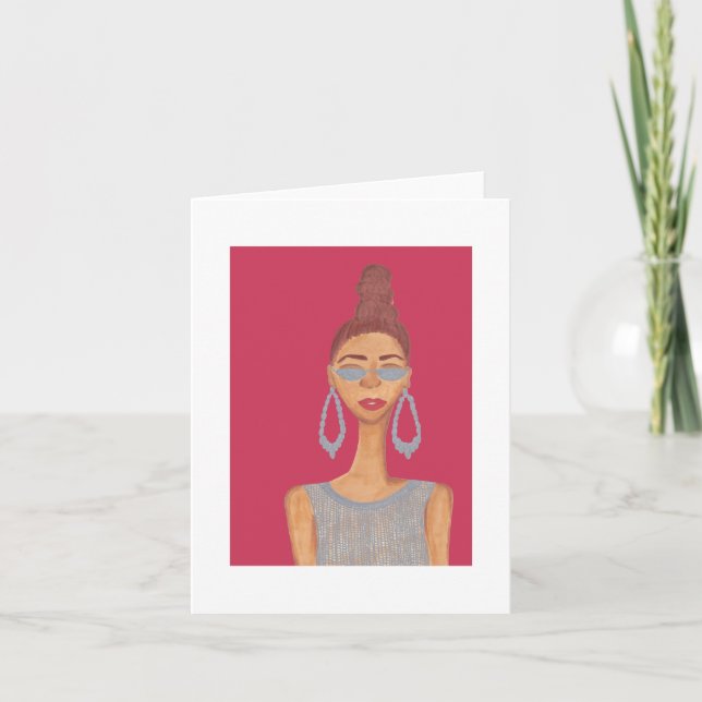 Cartão De Agradecimento O Mais alto do Ônibus (Frente)