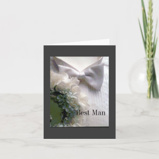 Cartão De Agradecimento O melhor homem