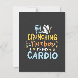 Cartão De Agradecimento O Número Do Contador É Meu Cardio