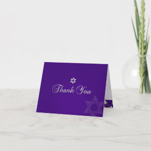 Cartão De Agradecimento O obrigado mitzvah clássico PixDezines você/DIYcol