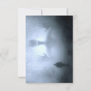 Cartão De Agradecimento O pesadelo de Halloween