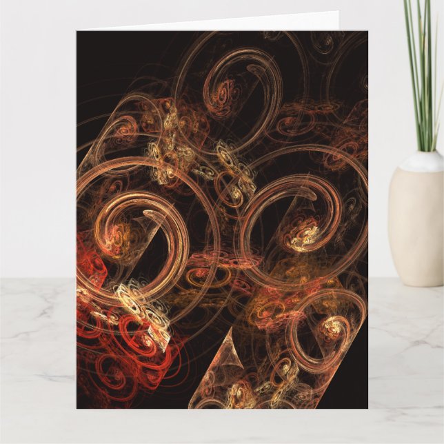 Cartão De Agradecimento O som da Abstrato de música (Frente)