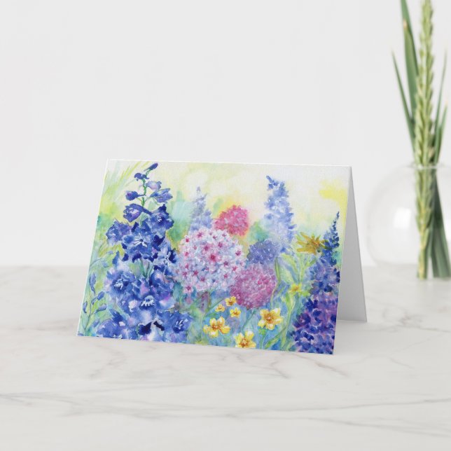 Cartão De Agradecimento O Vazio de Jardim de Wilma Notecard (Frente)