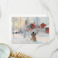 O Yard e o Washington por Carl Larsson