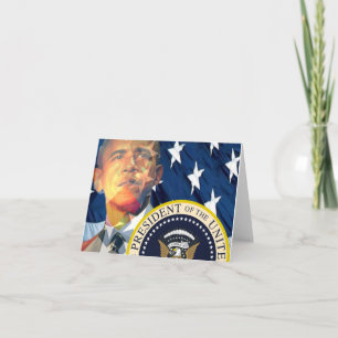 Cartão De Agradecimento Obama Obrigado Pelo Voluntário