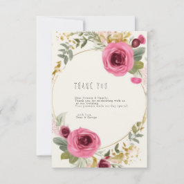 Cartão De Agradecimento Obrigada 