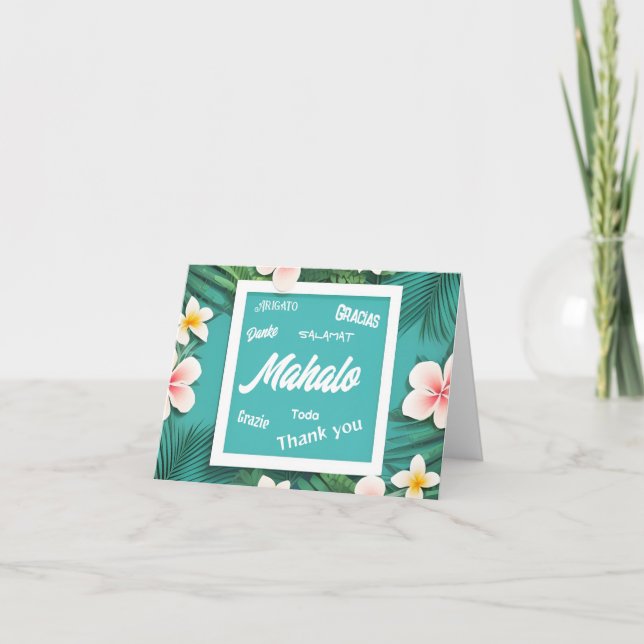 Cartão De Agradecimento Obrigado (Frente)