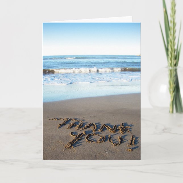 Cartão De Agradecimento Obrigado (Frente)