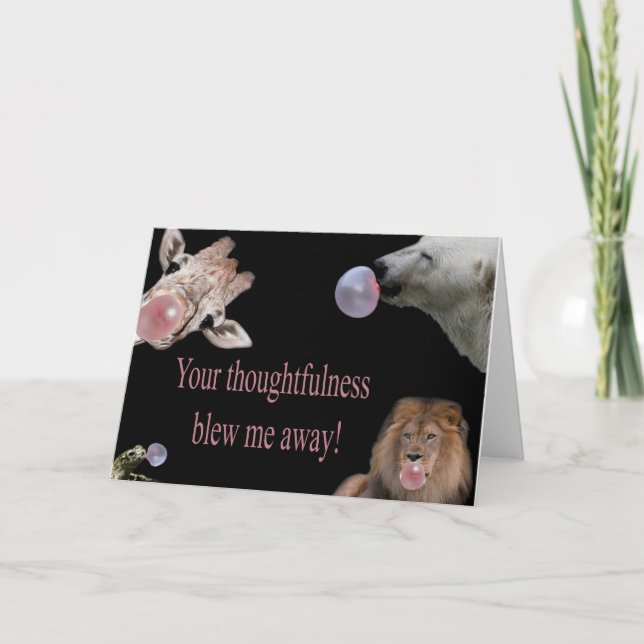 Cartão De Agradecimento Obrigado! (Frente)