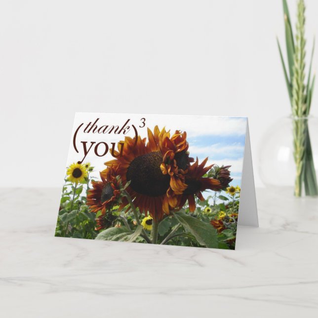 Cartão De Agradecimento Obrigado (Frente)