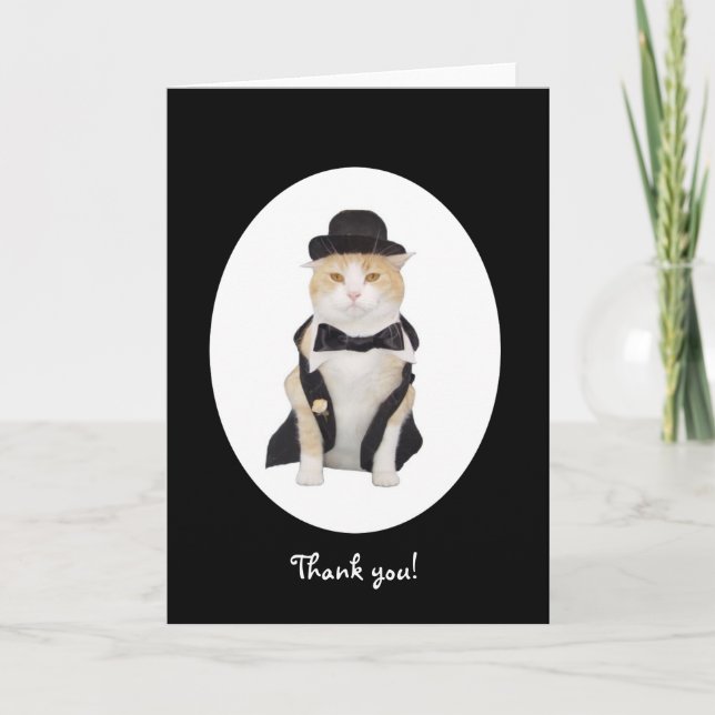 Cartão De Agradecimento Obrigado! (Frente)