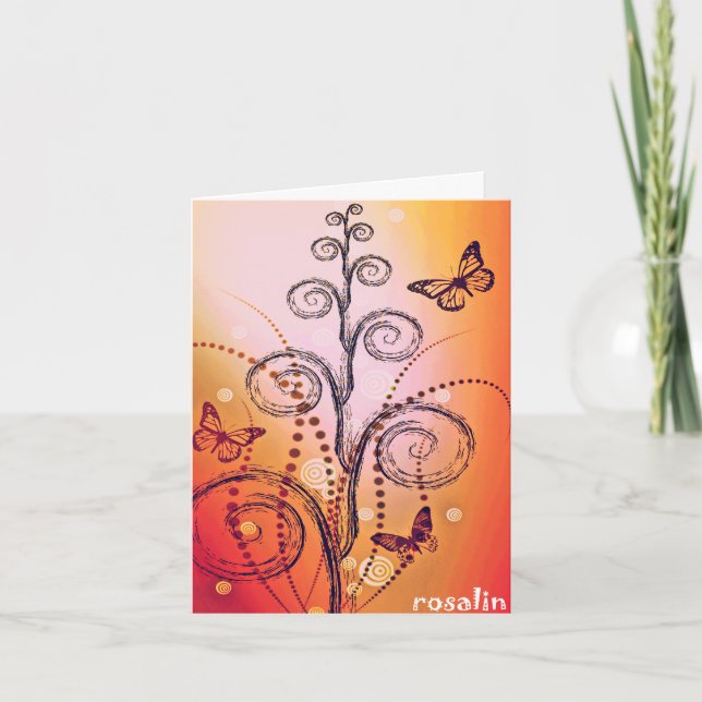 Cartão De Agradecimento Obrigado (Frente)