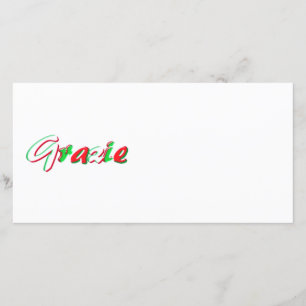 Cartão De Agradecimento Obrigado