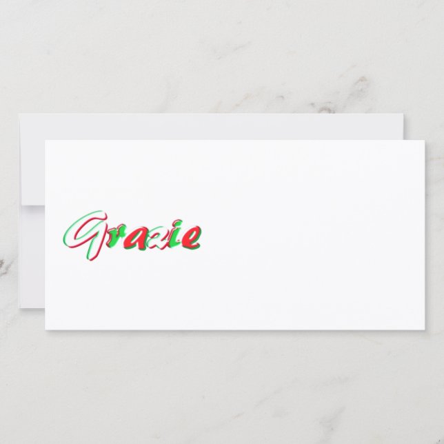 Cartão De Agradecimento Obrigado (Frente)