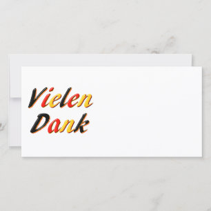 Cartão De Agradecimento Obrigado