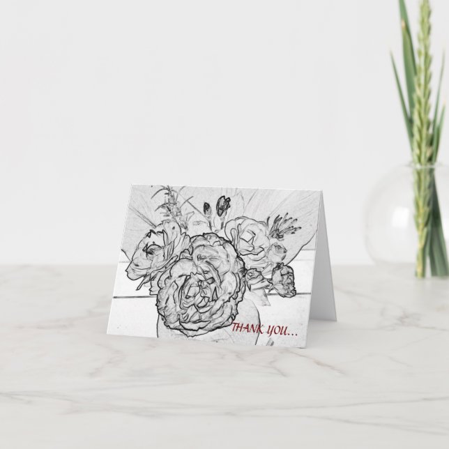 Cartão De Agradecimento Obrigado (Frente)