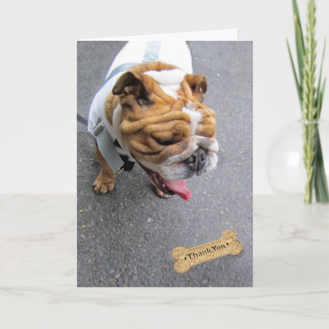 Cartão De Agradecimento Obrigado (Frente)