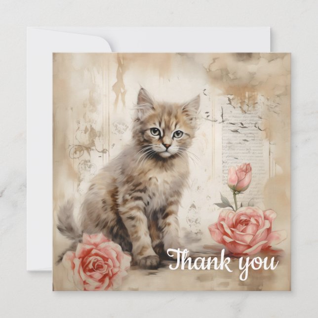 Cartão De Agradecimento Obrigado 13 (Frente)