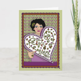 Cartão De Agradecimento Obrigado_A_Cartão de Saudação