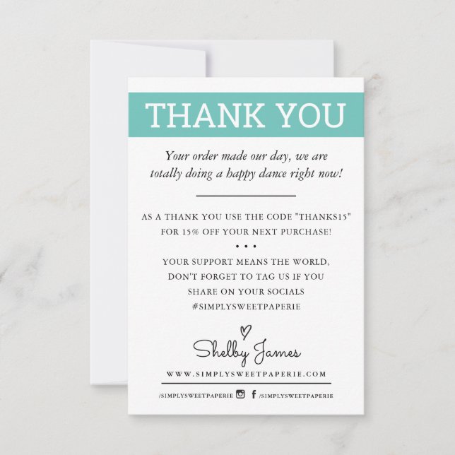 Cartão De Agradecimento OBRIGADO A ordem de negócios insira a moderna casa (Frente)