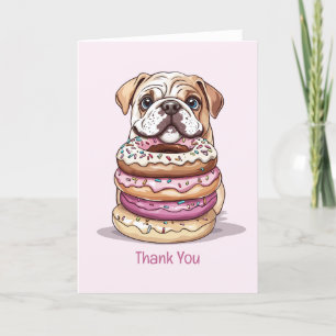 Cartão De Agradecimento Obrigado Aniversário Cachorros Ingleses