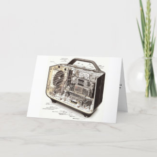 Cartão De Agradecimento Obrigado ao meu marido - rádio