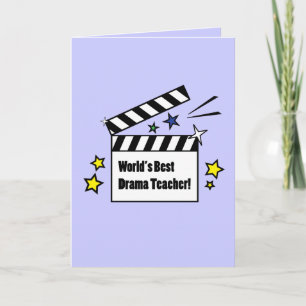 Cartão De Agradecimento Obrigado Ao Meu Professor De Drama: Jogue