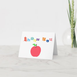 Cartão De Agradecimento Obrigado Apple