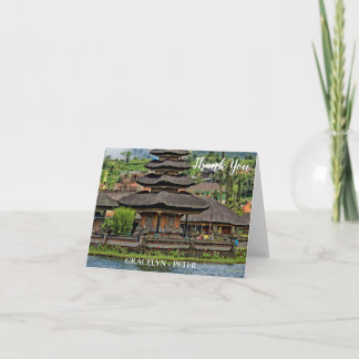 Cartão De Agradecimento Obrigado Bali