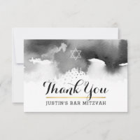 OBRIGADO BAR MITZVAH cinza das estrelas modernas c