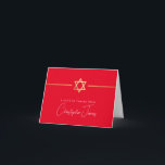 Cartão De Agradecimento OBRIGADO bar mitzvah, estrela judaica de ouro mode<br><div class="desc">[ NOTA - O EFEITO DOURADO É UMA IMAGEM IMPRESSA ] Um design moderno e simples para a Configuração do CARTÕES DE AGRADECIMENTOS como modelo, é simples adicionar seus próprios detalhes ou clicar no botão Tamanho e você pode adicionar ou alterar texto, fontes, tamanhos personalizados etc., DICA: 1. Para redimensionar/reposicionar...</div>