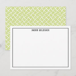 Cartão De Agradecimento OBRIGADO BAR MITZVAH, limão de grade simples moder