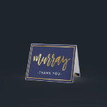 Cartão De Agradecimento OBRIGADO, bar mitzvah marinho azul MURRAY<br><div class="desc">*** CONTATE-ME para obter um nome dourado personalizado como "murray" Um design moderno e simples para uma Configuração de CARTÕES DE AGRADECIMENTOS como modelo, é simples adicionar seus próprios detalhes ou clicar no botão personalizar e você pode adicionar ou alterar texto, fontes, tamanhos etc. DICA: 1. Para redimensionar/reposicionar a imagem/foto,...</div>