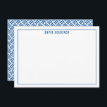 Cartão De Agradecimento OBRIGADO BAR MITZVAH moderno e simples azul real<br><div class="desc">por kat massard >> https://linktr.ee/simplysweetpaperie <<< Uma maneira simples e na moda para dizer obrigado ao seu convidado por participar do seu evento. Configurar como um modelo é simples para você adicionar seus próprios detalhes, ou apertar o botão personalizar e você pode adicionar ou alterar texto, fontes, tamanhos, etc., DICA:...</div>