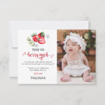 Obrigado 'Berry Much' Foto de aniversário de moran