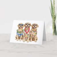 Obrigado Cachorros de Retriever de Ouros Havaianos