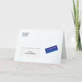 Cartão De Agradecimento Obrigado Carta Carrier!