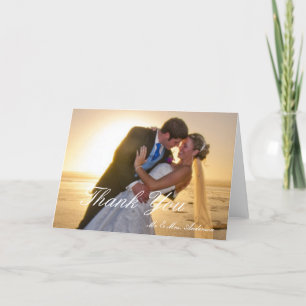 Cartão De Agradecimento Obrigado Casamento do Dia Mais Doce