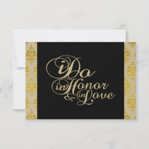 Cartão De Agradecimento Obrigado Champagne Damask Cards