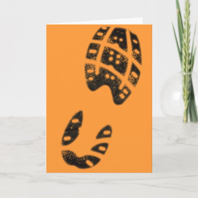 Cartão De Agradecimento Obrigado da caminhada do MS você (Frente)