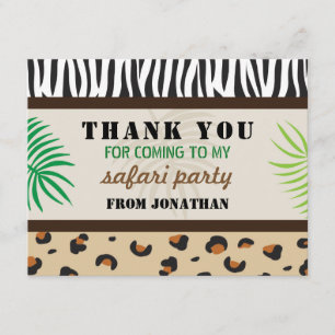 Cartão De Agradecimento Obrigado da festa de aniversário você jardim