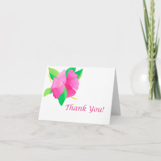 Cartão De Agradecimento Obrigado da flor de cerejeira você